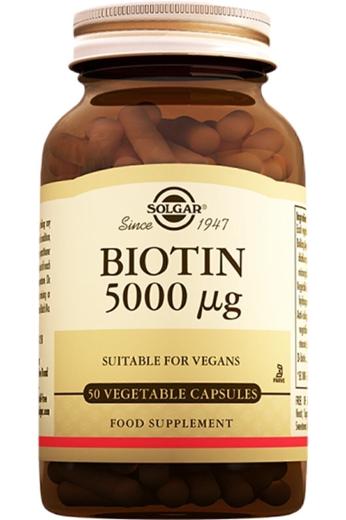 Biotin 5000 Mcg 50 Kapsul (BİOTİN) 02/2027
