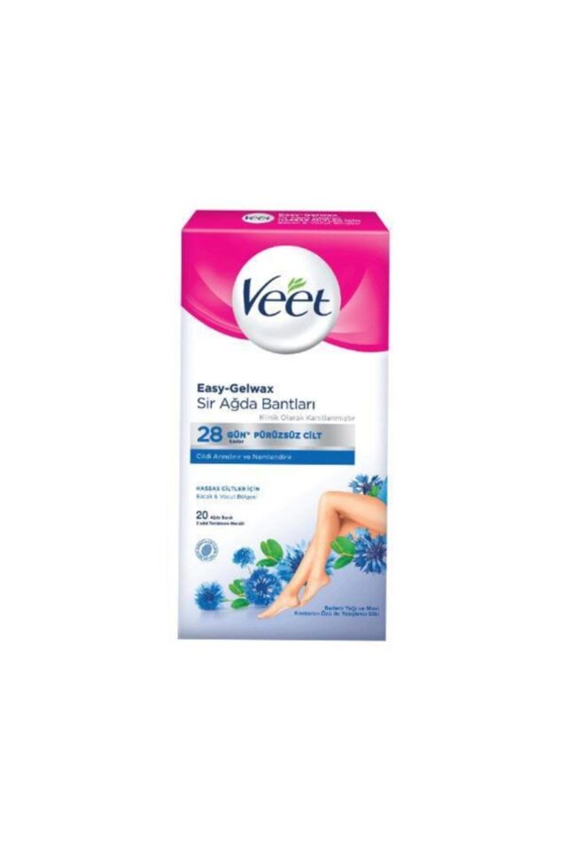 VEET Hassas Ciltler Için Süper Ağda Bandı (20 Adet)