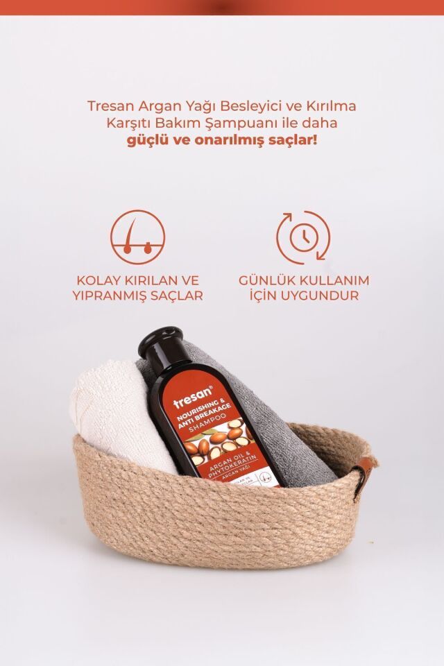 Argan Yağı Besleyici Ve Kırılma Karşıtı Bakım Şampuanı 300 ml