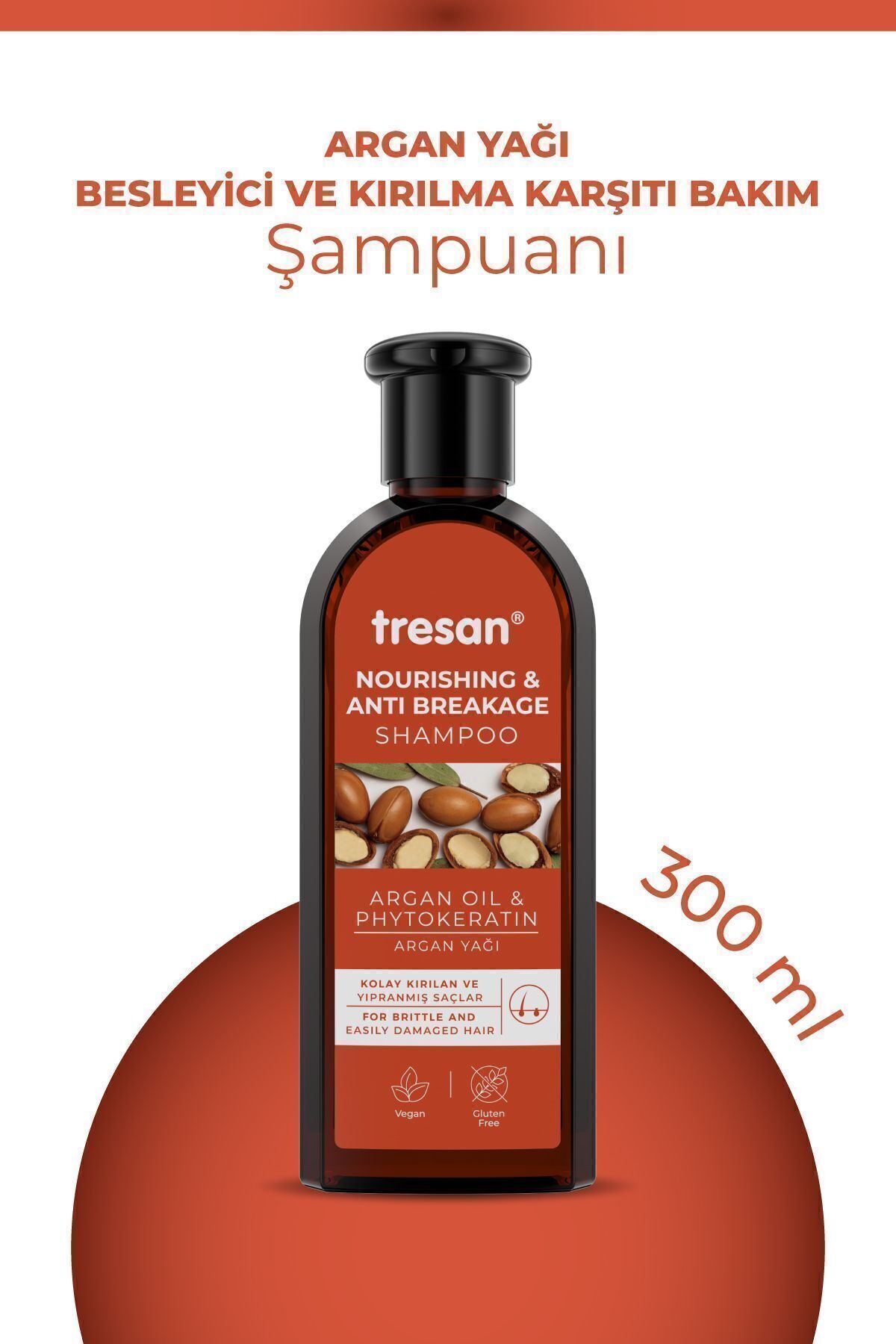 Argan Yağı Besleyici Ve Kırılma Karşıtı Bakım Şampuanı 300 ml
