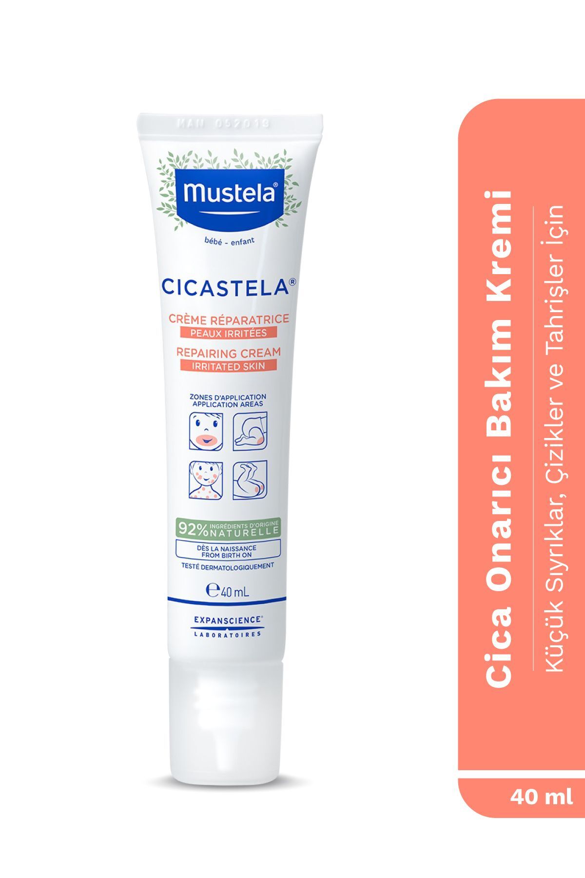 Cicastela Onarıcı Yatıştırıcı Cilt Bakım Kremi 40 ml