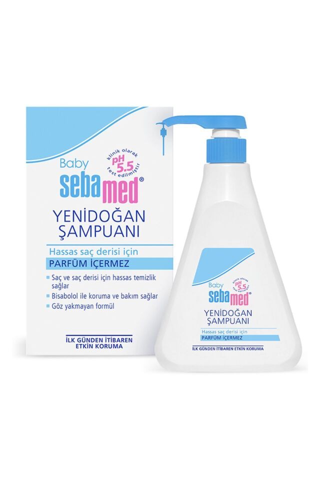 Baby pH 5.5 Bisabolol İçerikli Koruma ve Bakım Sağlayan Yenidoğan Bebek Şampuanı 500 ml