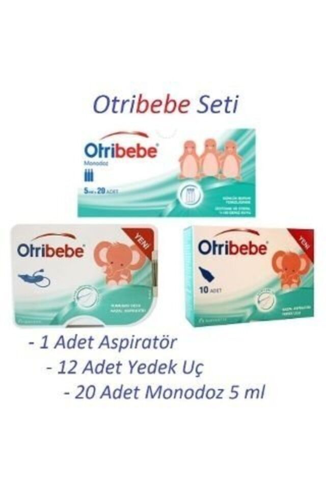 Nazal Aspiratör + 12 Adet Yedek Uç + Monodoz 20 Flakon