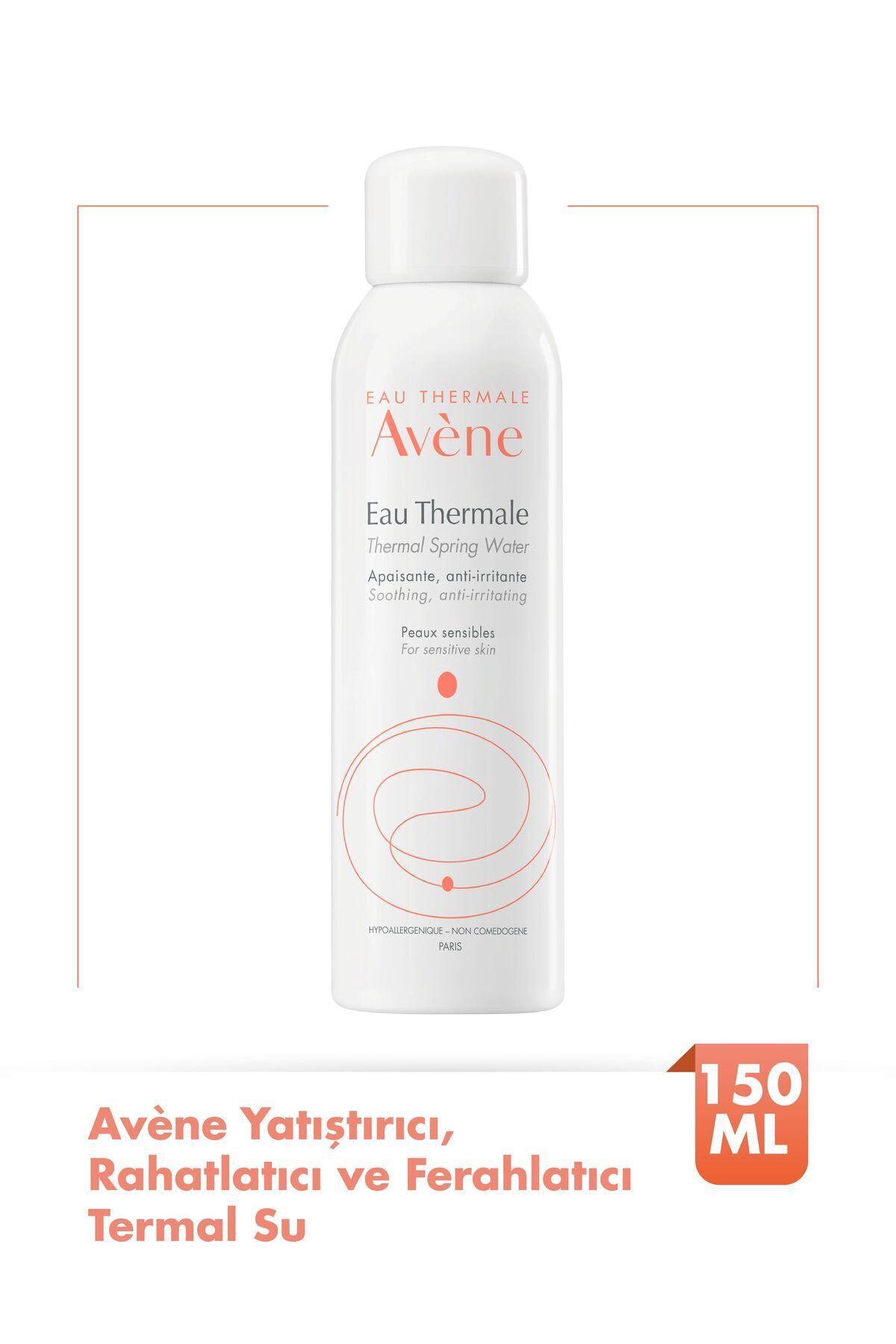 Tüm Cilt Tipleri İçin Yatıştırıcı, Rahatlatıcı ve Ferahlatıcı Orta Boy Avène Termal Su 150 ml