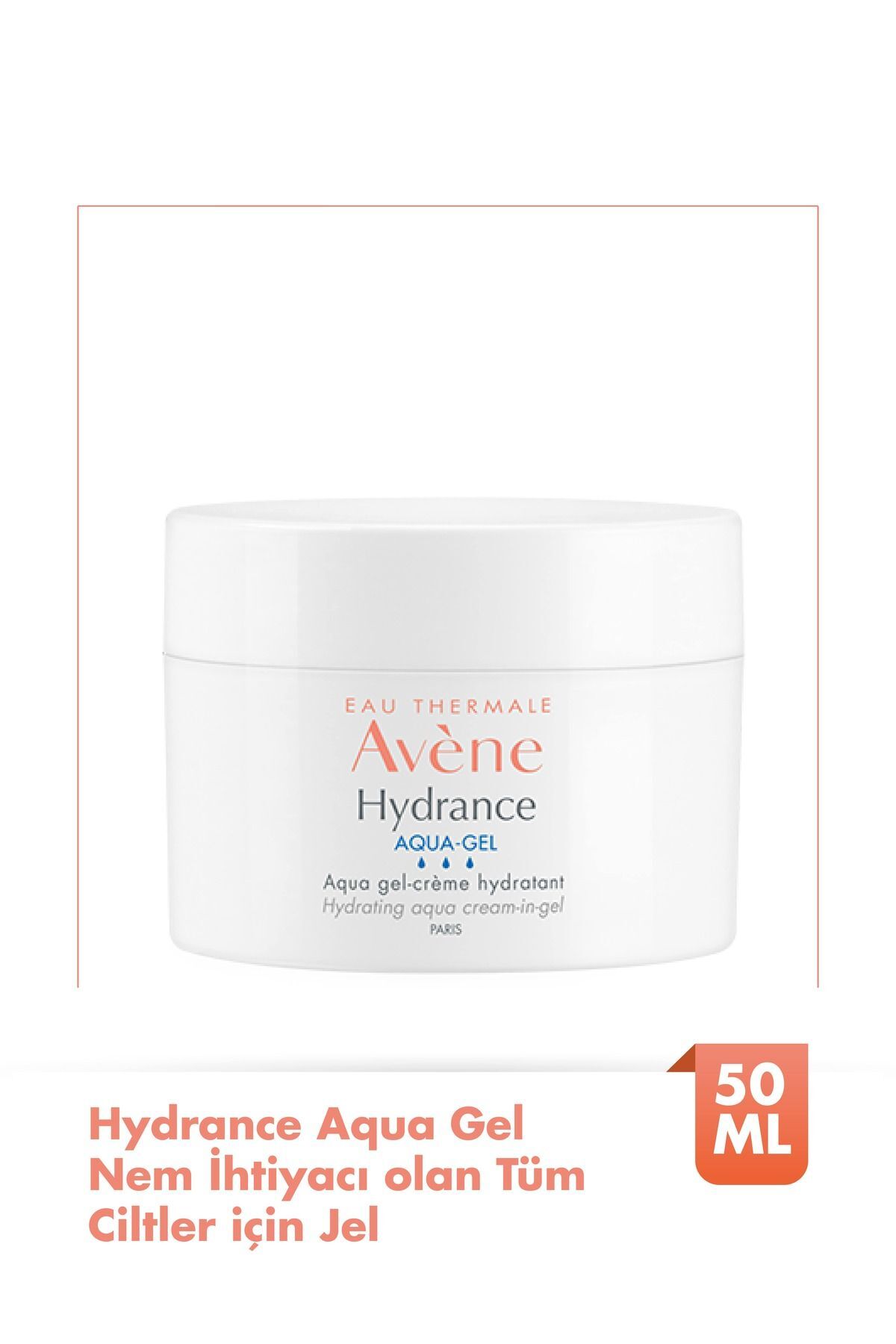 Hydrance Aqua Gel Nemini Kaybetmiş Ciltler için Yoğun Nemlendirici Jel Krem 50 ml