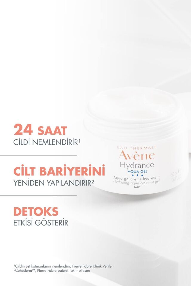 Hydrance Aqua Gel Nemini Kaybetmiş Ciltler için Yoğun Nemlendirici Jel Krem 50 ml