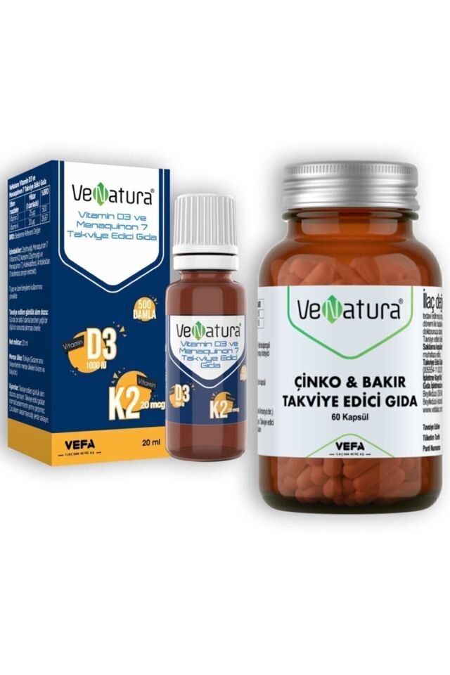 Çinko Bakır Ve D3 K2 20 Ml Damla