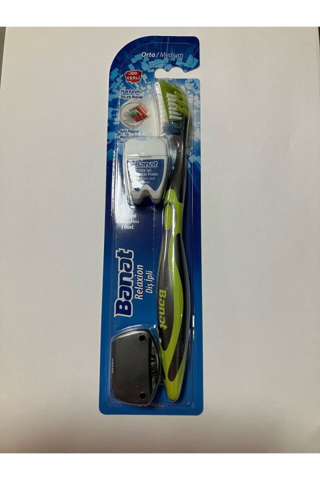 RELAXİON DİŞ FIRÇASI 10 MT DİŞ İPİ HEDİYELİ