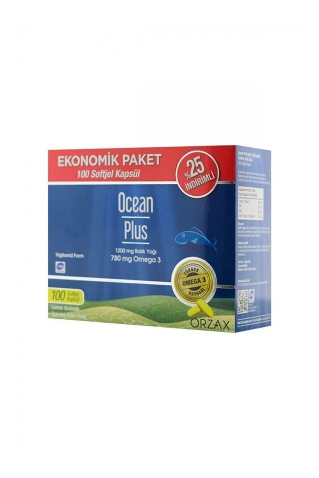 Plus Omega 3 1200 Mg 100 Kapsül | Ekonomik Paket 8697595871836
