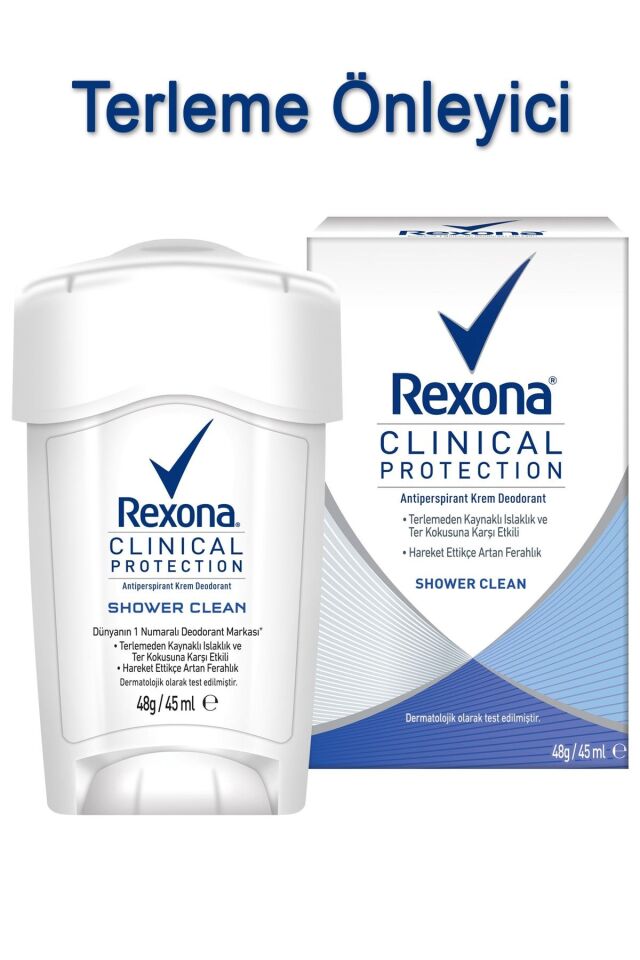 Clinical Protection Shower Clean Krem Deodorant