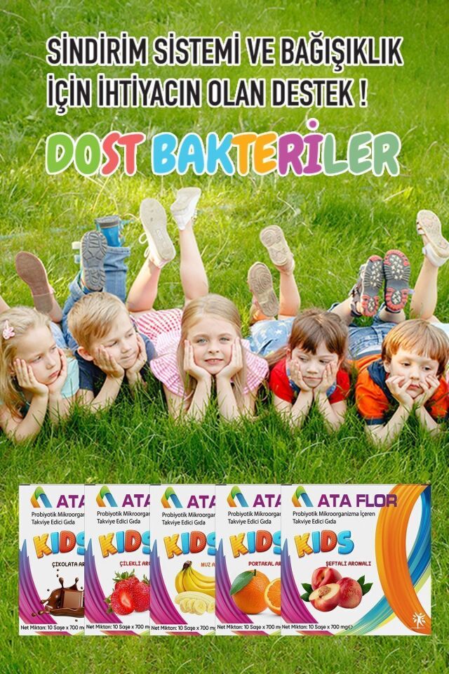 Kids Probiyotik 10 Saşe ( Şeftali Aromalı )