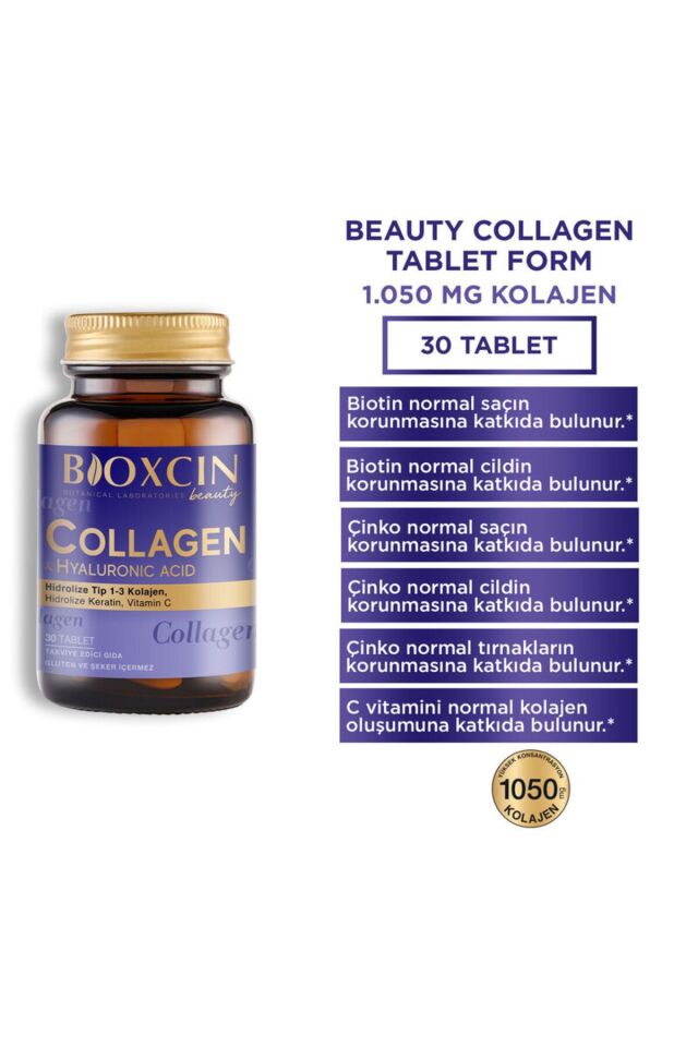 Beauty Collagen 30 Tablet - Tip1 Tip 3 Hidrolize Kolajen