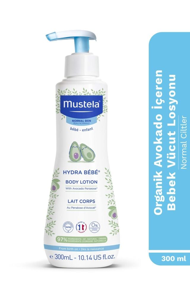 Hydra Bebe Organik Avokado İçeren Nemlendirici Bebek Çocuk Vücut Losyonu 300 ml