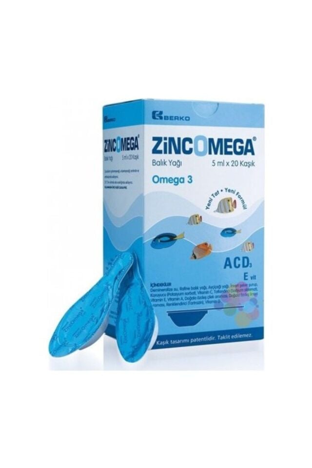 Zincomega 5ml 20 Kaşık Omega 3
