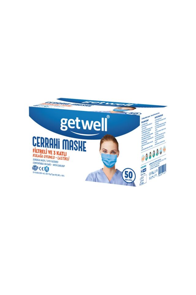 50'li Mavi Cerrahi Maske