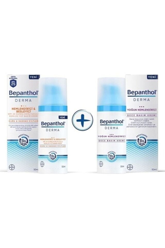 Derma Nemlendirici Besleyici Günlük Yüz Bakım Kremi 50 Ml+ Derma Yoğun Nemlendiri