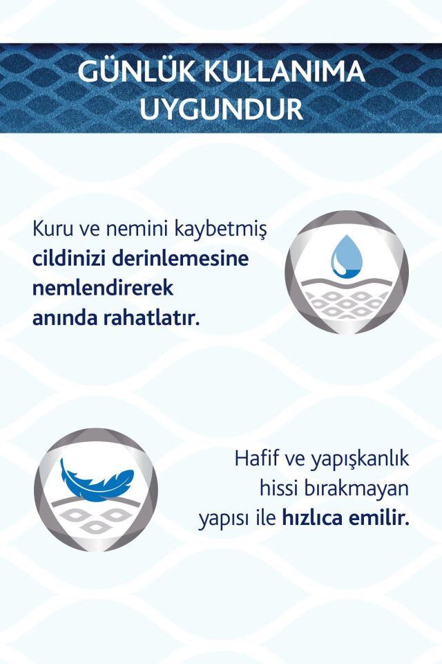 Temel Nemlendirici Günlük Vücut Bakım Losyonu 200ml Kuru, Hassas Ciltler, Günlük Yoğun Nemlendirici