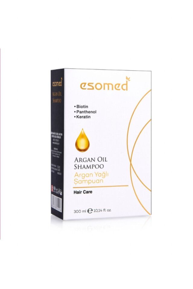 ESOMED  Saç Dökülmesine Karşı Argan Yağlı Biotin, Keratin, E Vitamini Ve Bitki Özlü Şampuan 300ml