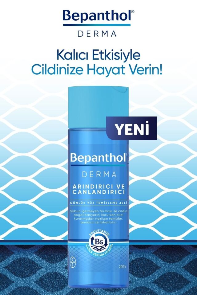 Derma Arındırıcı & Canlandırıcı Günlük Yüz Temizleme Jeli 200ml ,,efsane0901