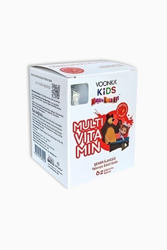 Kids Multi Vitamin 60 Çiğneme Tableti Maşa Ve Koca Ayı 8683655089020