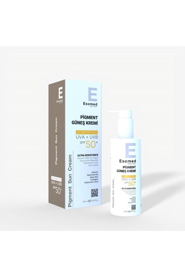 Hassas Ciltler Için Yüksek Korumalı Leke Karşıtı Pigment Güneş Kremi Uva Uvb Spf50 150 Ml