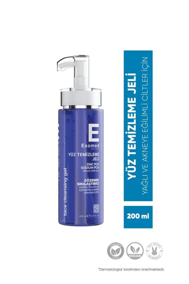 ESOMED  Yağlı Ve Akneye Eğilimli Ciltler Için Özel Formül Yıkama Jeli 200 Ml