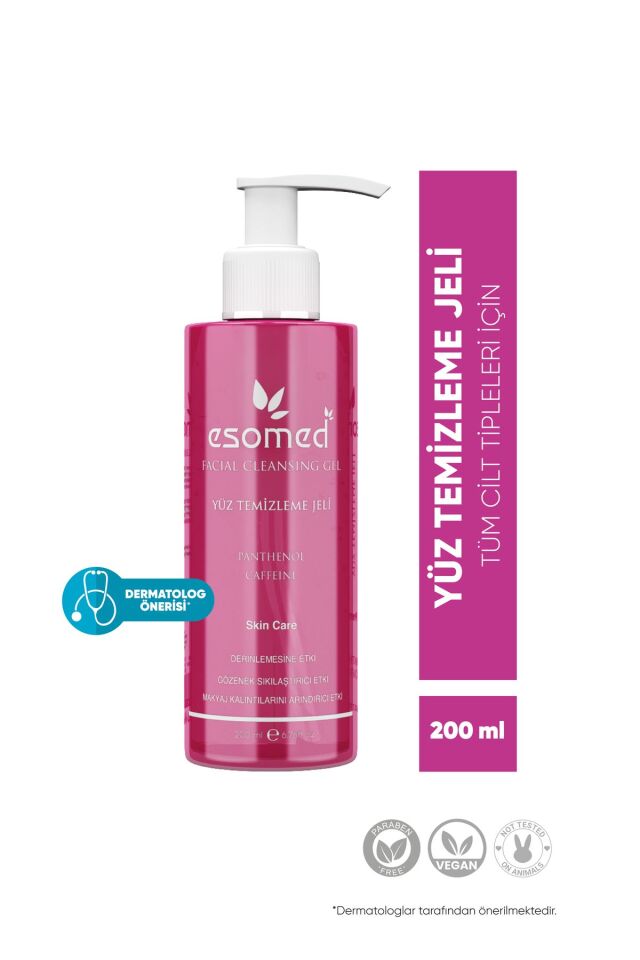 Tüm Cilt Tipleri Için Arındırıcı Ve Sıkılaştırıcı Yüz Temizleme Jeli 200 Ml