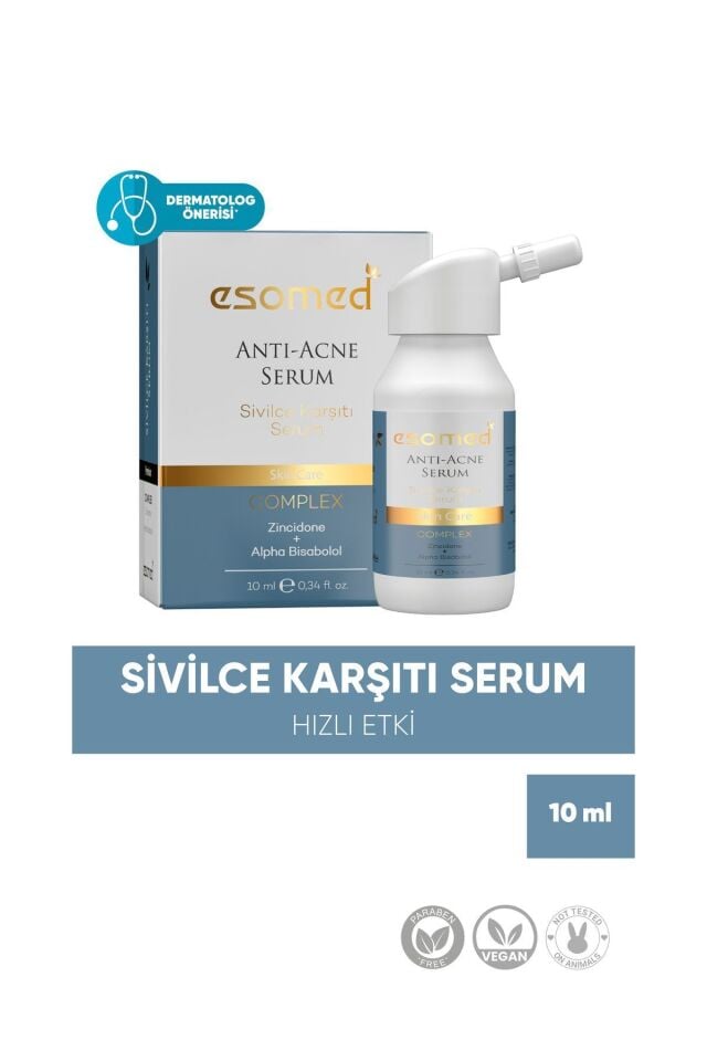 Sivilce, Akne, Siyah Nokta Önleyici Ve Tedavi Edici Bakım Serumu 10ml