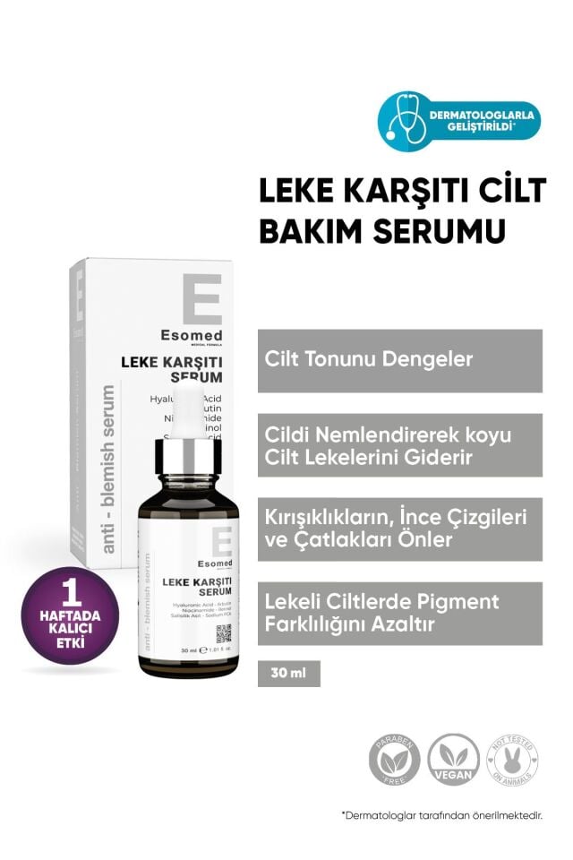 , Cilt Tonu Eşitleyici Ve Aydınlatıcı Cilt Bakım Serumu 30 ml