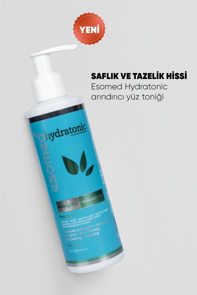 Hydratonic Arındırıcı, Gözenek Sıkılaştırıcı, Yağ Dengeleyici ve Canlandırıcı Yüz Toniği 200 ml