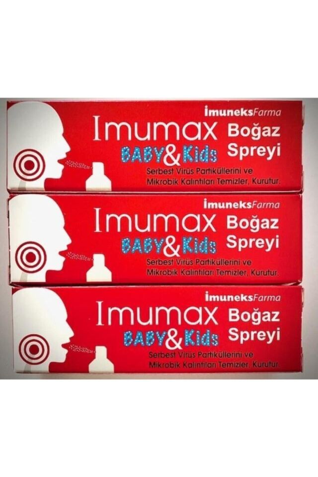 Imumax Baby & Kids Boğaz Spreyi 20ml*3 Adet
