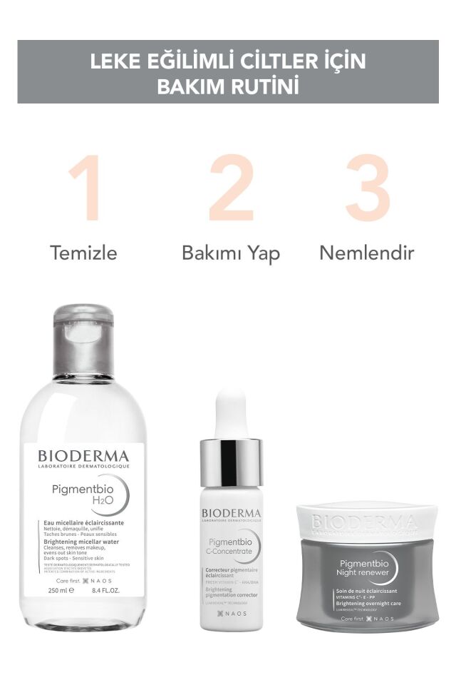 Pigmentbio H2O Leke Karşıtı Micellar Makyaj Temizleme Suyu 250 ml