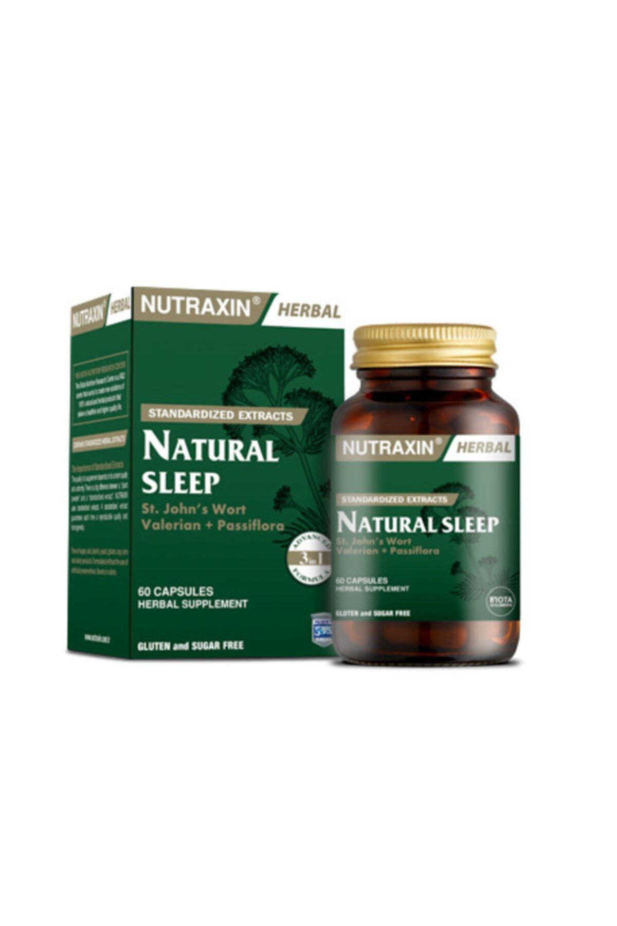 Naturel Sleep Uyku Düzenleyici Bitkisel Hap 60 Kapsül