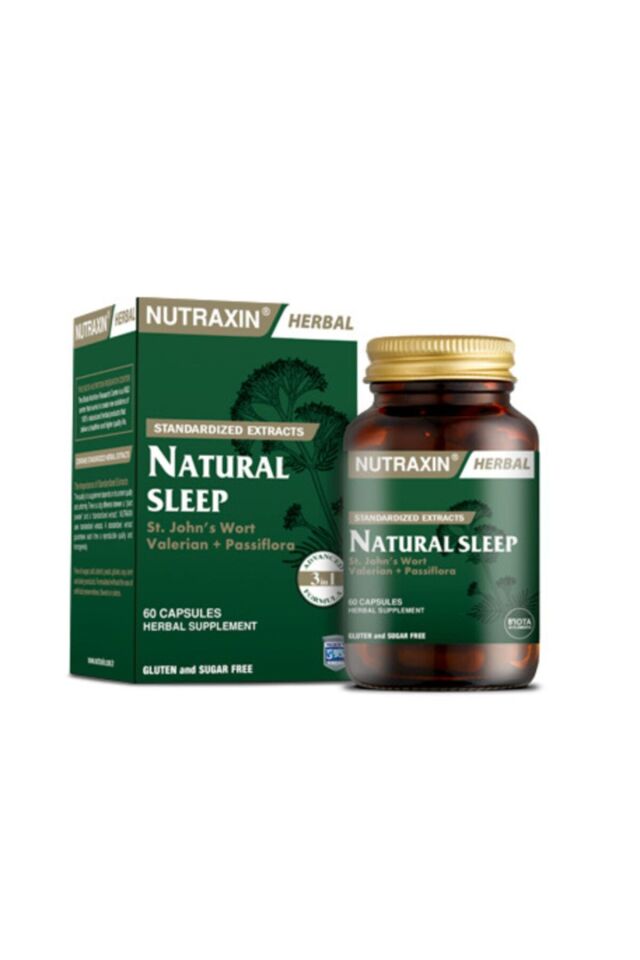 Naturel Sleep Uyku Düzenleyici Bitkisel Hap 60 Kapsül