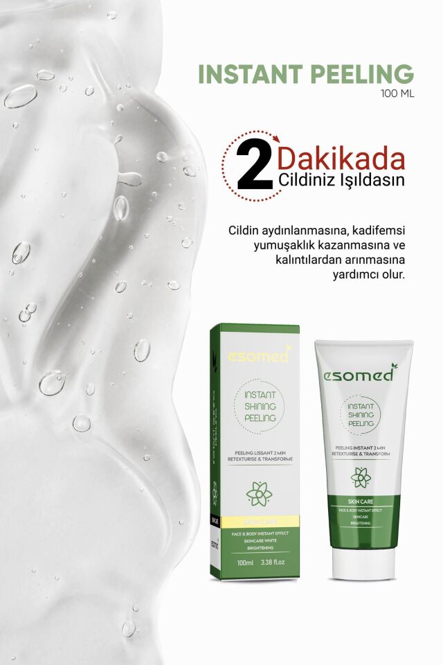 Anında Parlaklık ve Yumuşaklık Etkili Instant Shining Peeling 100 ml