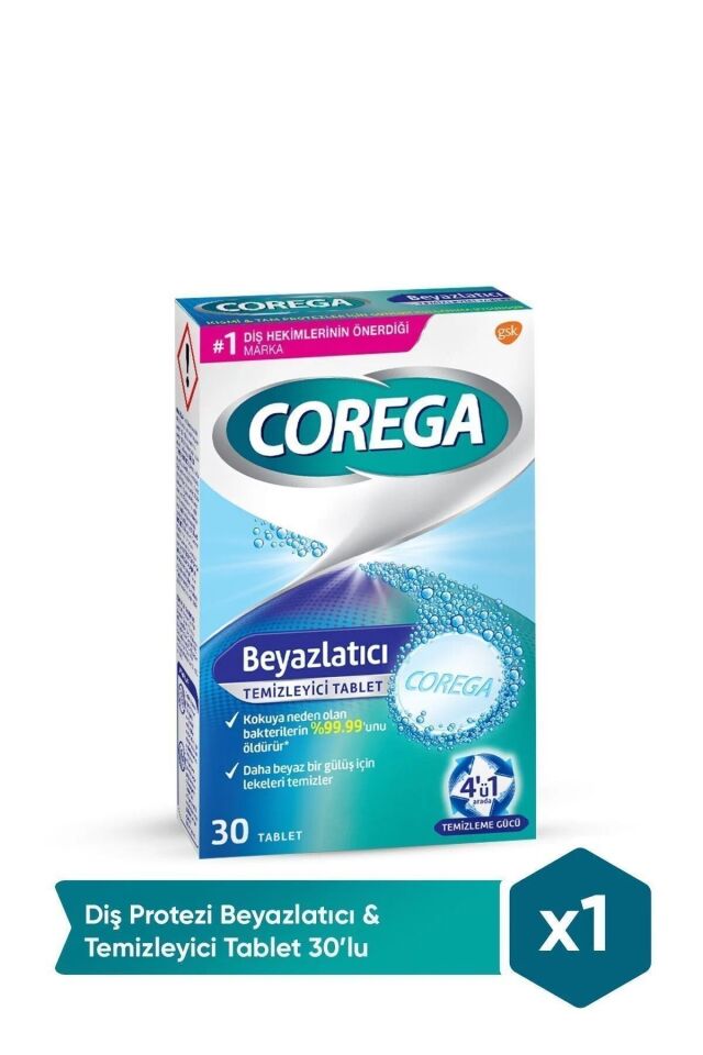 Sensodyne Diş Kabı Mavi Corea 30'lu Tablet Beyazlatıcı
