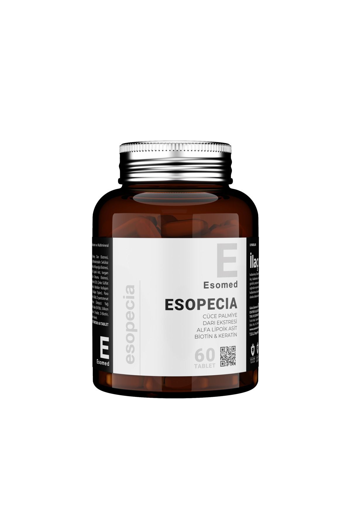 Esopecıa 60 Tablet Saç, Tırnak Ve Cilt Için Kollojen Biotin & Keratin,at Kuyruğu,selenyum