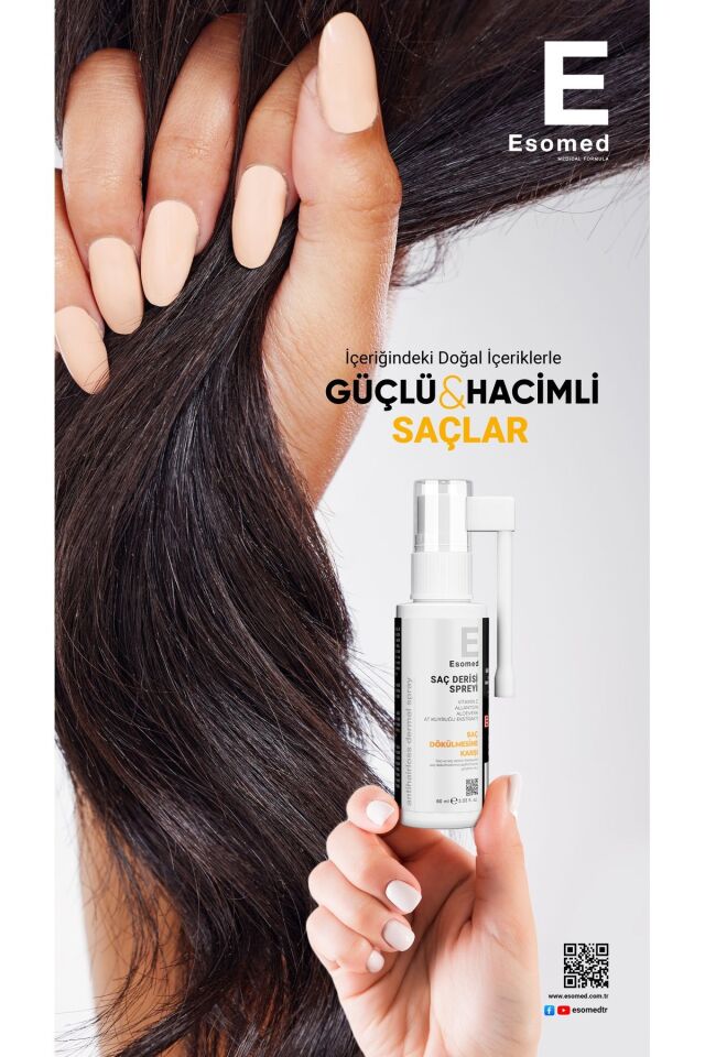 Saç Dökülme Karşıtı, Bitkisel Ve Besleyici Saç Bakım Spreyi 60 Ml