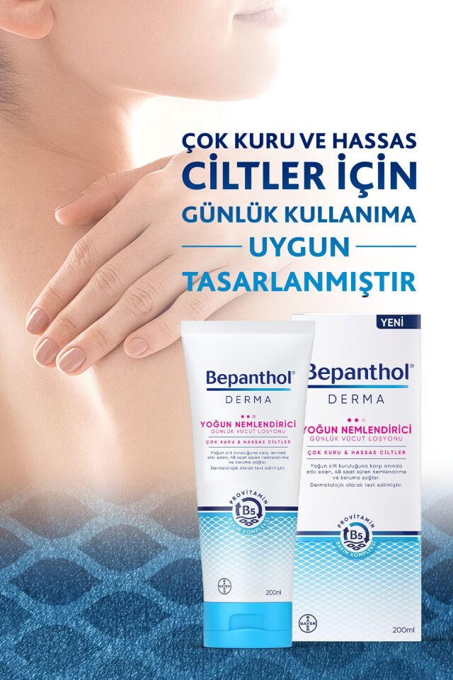 Derma Günlük Yoğun Nemlendirici Losyon 200 ml L Çok Kuru Ve Hassas Ciltler - Günlük Vücut Bakım