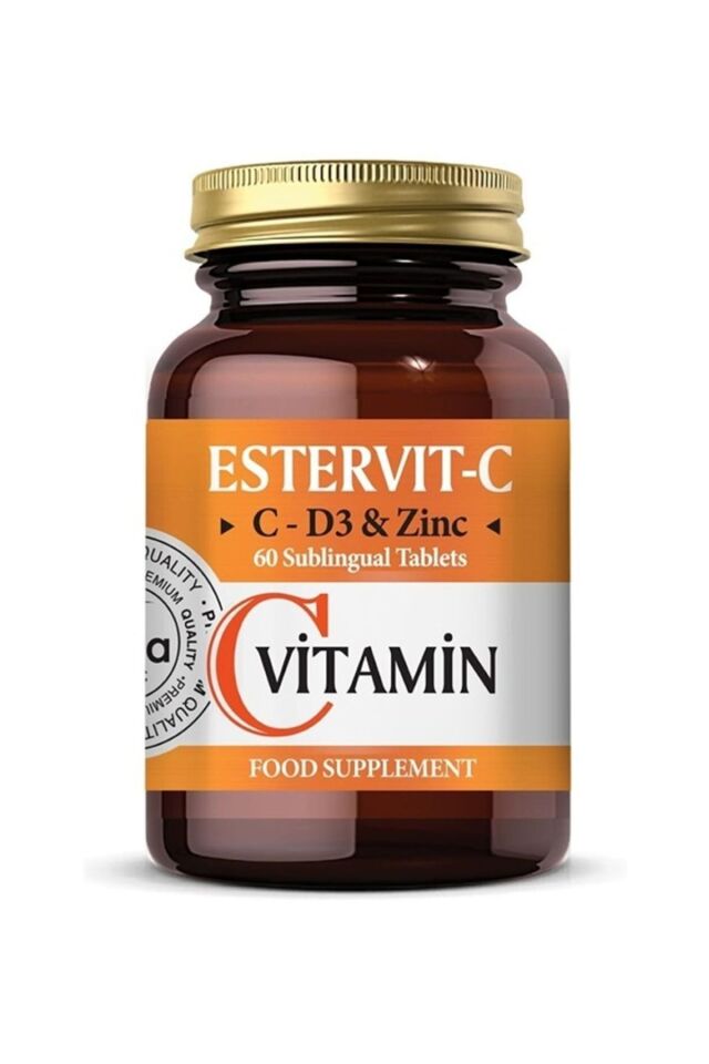 Estervıt -c C-d3&zinc Ağızda Eriyen 60 Taplet