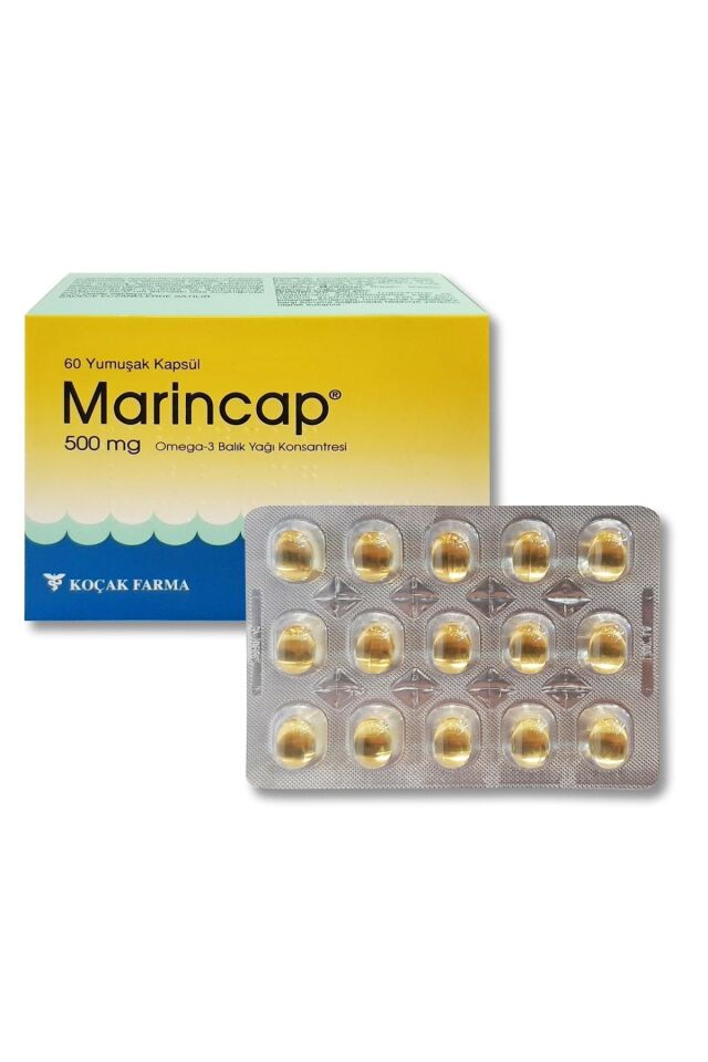 Omega-3 Balık Yağı 500 Mg 60 Kapsül 3 Adet