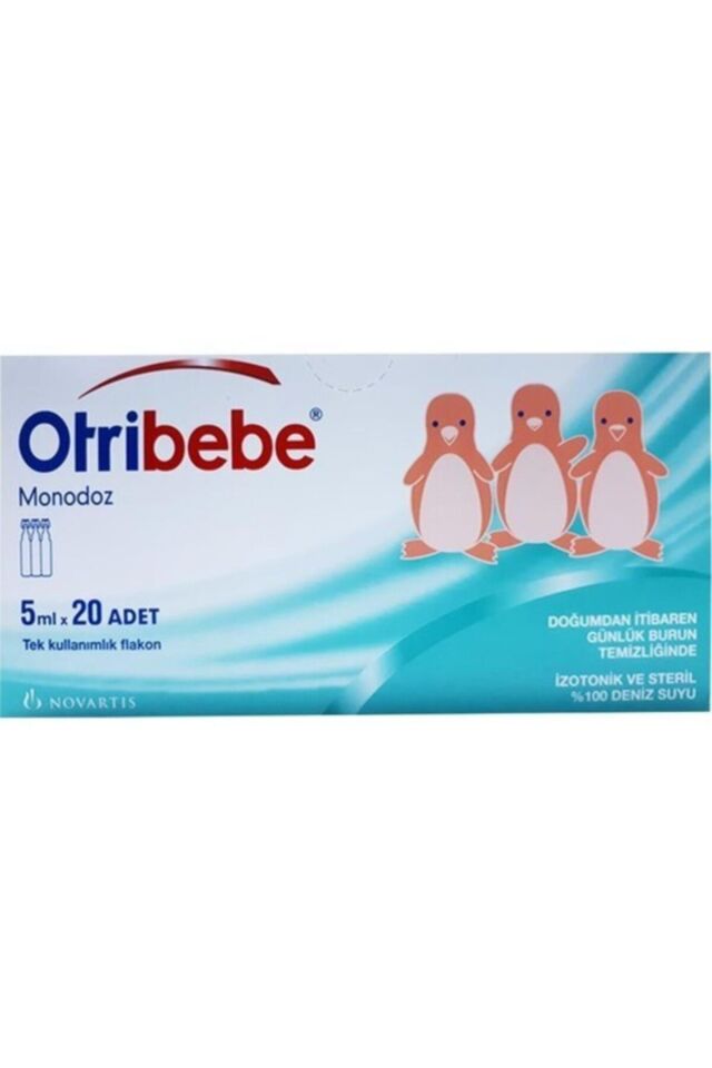 Ortibebe Monodoz Bebekler Için Üretilmiş Steril Deniz Suyu 20 Doz 5 ml