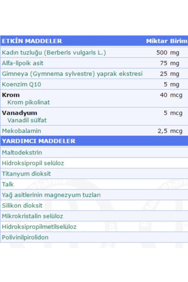 Berberis Formula 60 Tablet