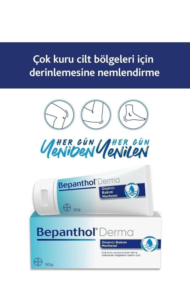Onarıcı Bakım Merhemi 50 gr 2li Paket L Çok Kuru Ciltler Için Günlük Yoğun Nemlendirici, Vücut Bakım