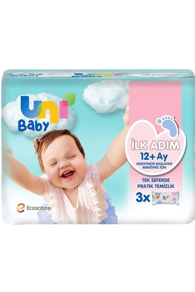 Islak Havlu Mendil 52 Yaprak Ilk Adım (3 LÜ PK) 156 Yaprak