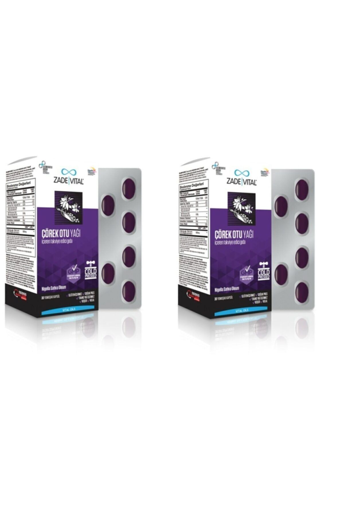 Zadevıtal Corek Otu Yağı Blister 30 Kapsül X 2 Adet