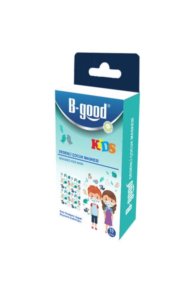 Bgood Desenli Çocuk Maskesi
