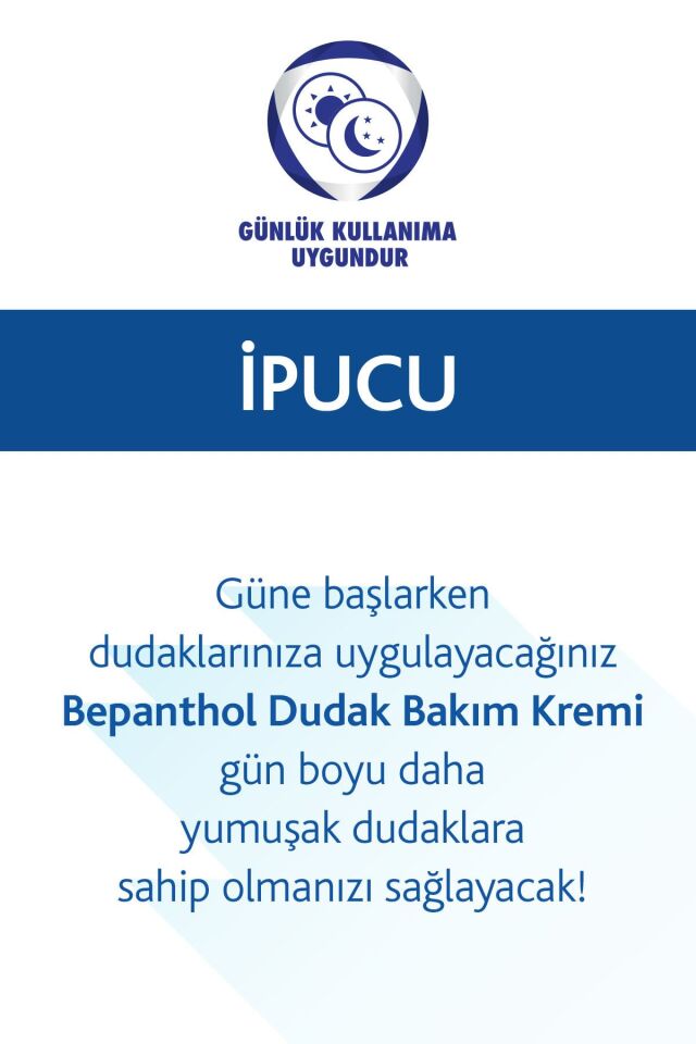 Dudak Bakım Kremi 7,5 ml L Kuru Ve Çatlamış Dudaklar Için Günlük Yoğun Nemlendirici