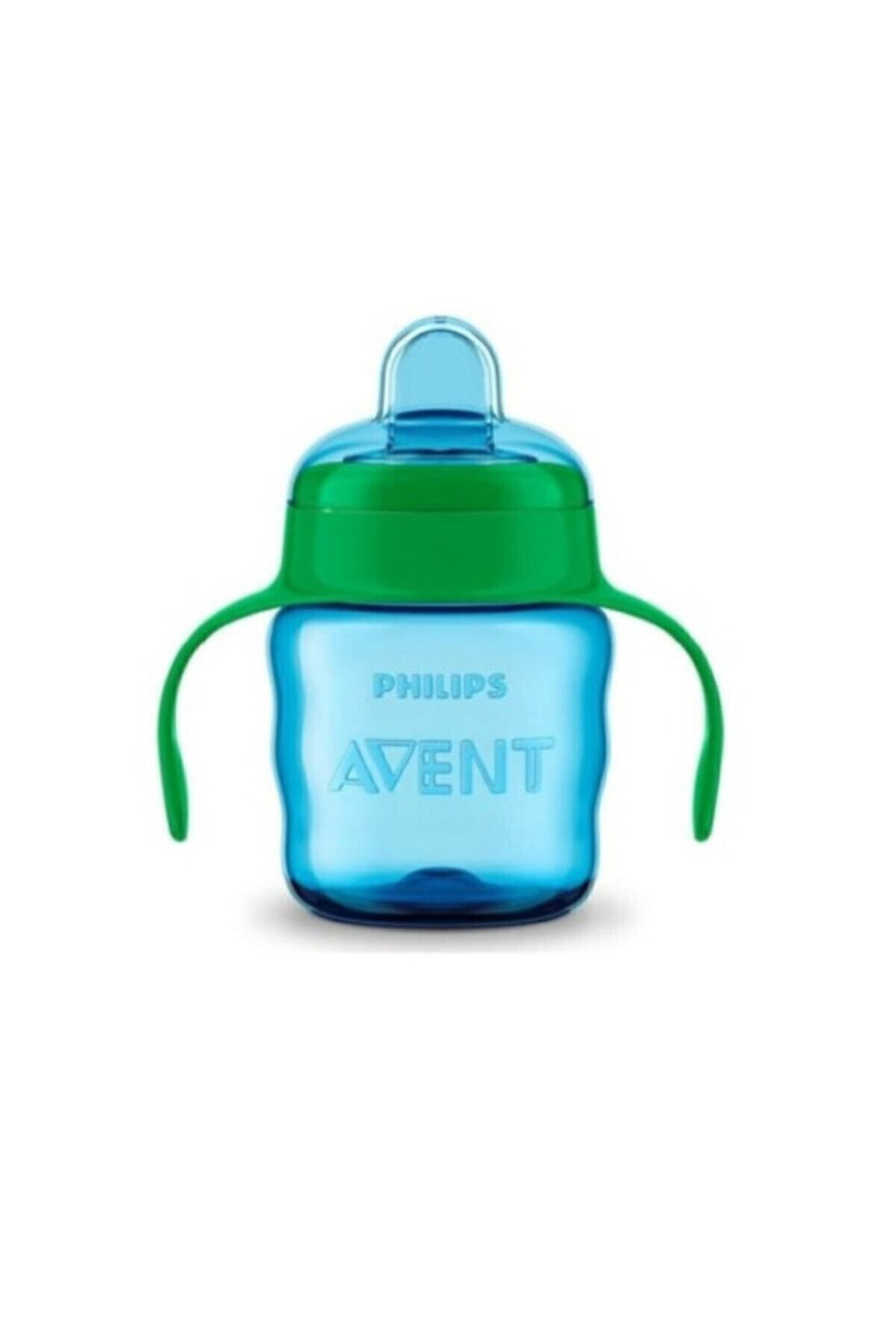 Erkek Bebek Mavi Avent Eğitici Bardak 200 ml 6m