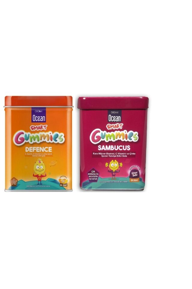 Smart Gummies Defence Smart Gummies Sambucus 2'li Avantaj Paket